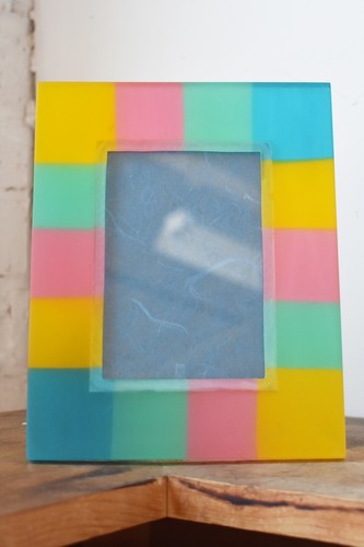 Pastel squares acrylic - pastel,