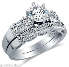 14KT WHITE GOLD 2CTW RD