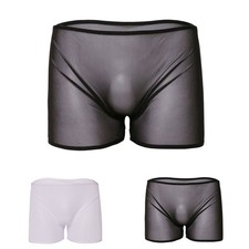 Homme Maille Transparente