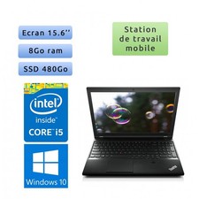 Occasion - Lenovo ThinkPad L540 - Windows 10 - i5 8Go 480Go SSD - 15.6 - Worksta