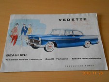 publicité prospectus SIMCA beaulieu vedette chambord