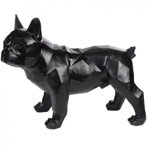 Statue chien bouledogue
