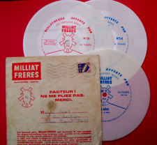 Pochette Publicitaire 3 disques souple 45 tours 1963, Za43