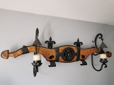 Joug de boeuf ancien habille fer forge