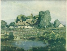 Ancienne lithographie couleur