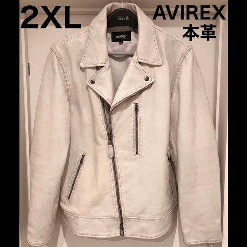 Avirex aged leather double - avirex,