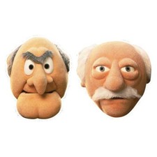 Masques De Fête 2D Statler Et Waldorf Pack De Jumeaux Les Muppets Officiel
