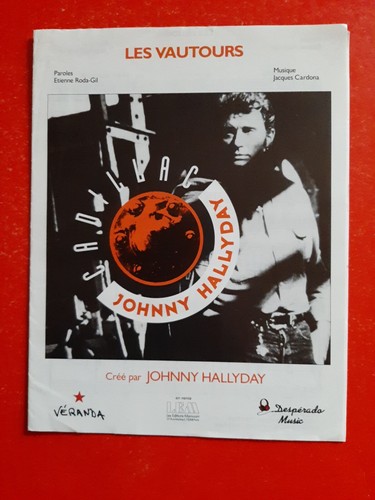 Partition johnny hallyday les - partition,