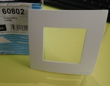 Arnould ESPACE 60802 - Plaque simple 60802 Blanc Lumière - A l'UNITE