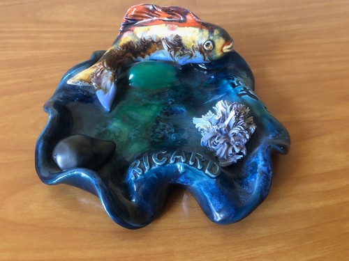 Ancien cendrier ricard - ancien, en