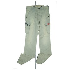 R95th USA Femme Cargo Jean Pantalon Extérieur Droit 29 L36 Long Rayé Usagé NEUF.