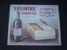 Plaque métal "ABSINTHE"