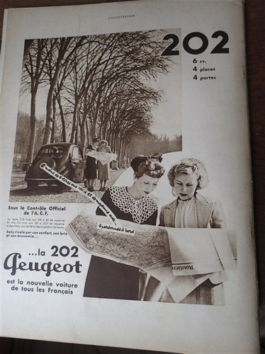 Peugeot 202 places - cv, 4