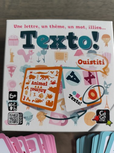 Jeu société texto - de,