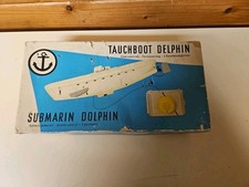 Ancien Sous Marin Dauphin  Anker ALLEMAND Tauchboot JOUET Vintage 1960