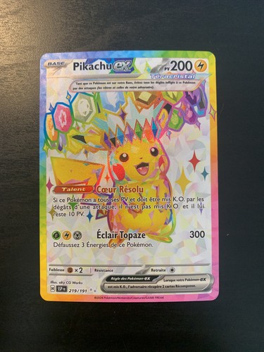 Carte pokémon pikachu - pokémon,