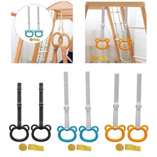 2x Anneaux de gymnastique Musculation pour enfants Anneaux de traction pour
