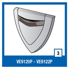 Ventilation inférieur VE91 NOIR pour casque Shark EVOLINE 3