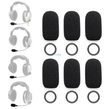 6 Mic Foam Covers+6 O-Rings
