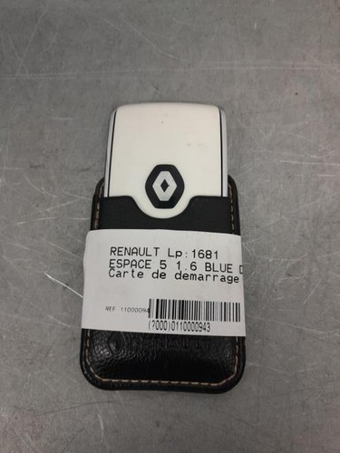 Carte demarrage renault - carte,
