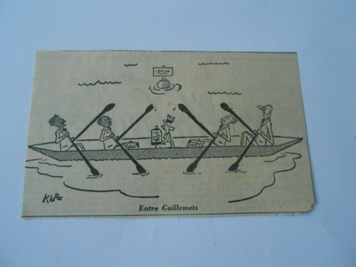 Humour politique 1961 - , leman