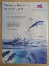 8/2011 PUB ILYUSHIN FINANCE EXOCET REQUIN SHARK ORIGINAL AD