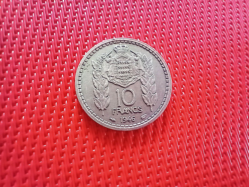 Francs monaco 1946 louis - 10,