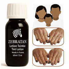 Zebratan Marron Moyen – Lotion de maquillage mixte du vitiligo visage, corps