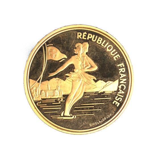 500 francs jeux olympiques - 500, or-jeux