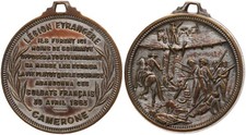 Médaille - Pendentif France Mexique - Hacienda Camarón 1863 Légion Étrangère
