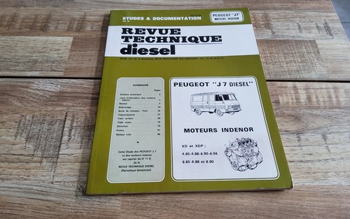 Revue technique peugeot - technique, j7