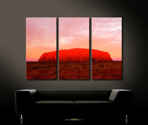 Tableau sur toile red rock - tableau,