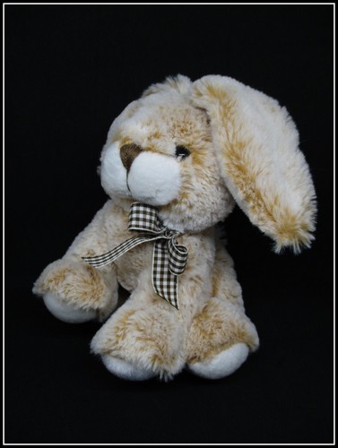 Doudou peluche lapin assis - doudou,