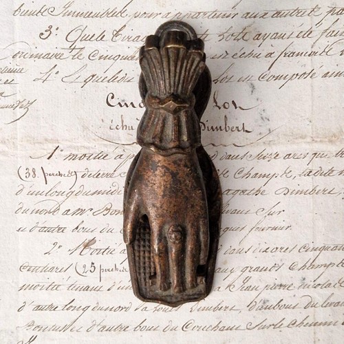 Pince courrier ancienne - pince,