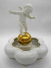 CENTRE DE TABLE PORTE ENCENS EN PORCELAINE ALLEMANDE HUTSCHENREUTHER K. TUTTER