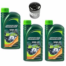 Huile Moteur Kit 10W40 3 Litre Filtre à KN148 pour TGB Lame 425 500 Lof Target