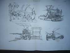 GRAVURE 1880 MATÉRIEL