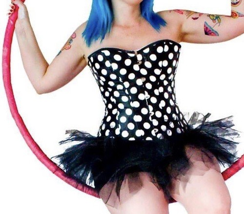 Corset pois moyen - corset, à