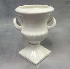 DELFTS WIT Holland Petit cache pot fleur / jardinière en faïence forme médicis