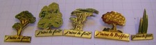 LOT de 5 Pin's J'AIME LA FORET