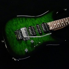 Charvel MJ SD1 24 HSH FR/Transparent Green Burst avec étui souple USED