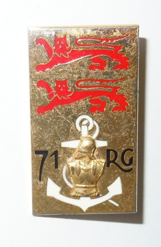 Insigne regiment du - 71°, genie