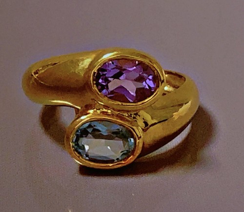 Toi moi bague plaqué or - toi, et