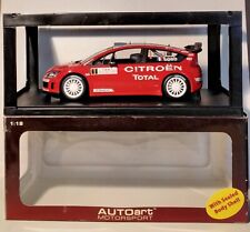 Citroen C4 WRC Loeb Vainqueur Rally Monte Carlo 2007 AutoArt Ref 80738