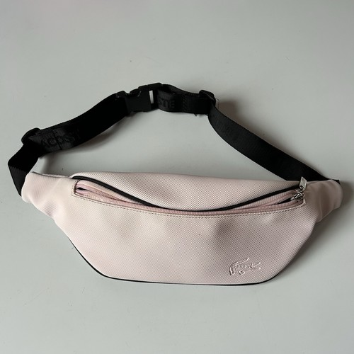 Sac banane lacoste rose zippé - rose,