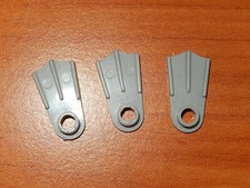 3 x Palme LEGO gris Minifig Footgear Flipper 2599 / Set 7737 7738 7739 4210