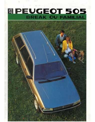 Brochure peugeot 505 - brochure,