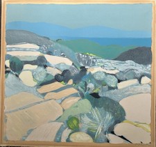 Roger Muhl Lithographie Originale Paysage École De Paris Signée Et Numérotée