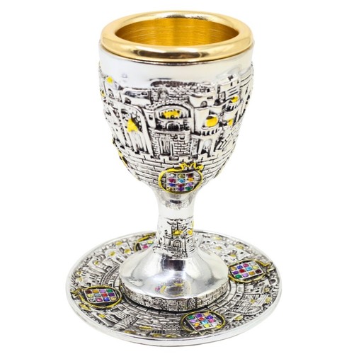 Verre tasse shabbat kiddouch - verre,