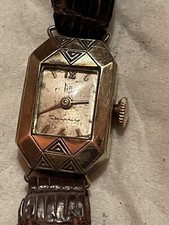 Montre LIP DAUPHINE Dame Or/argent Mécanique Année 30/40